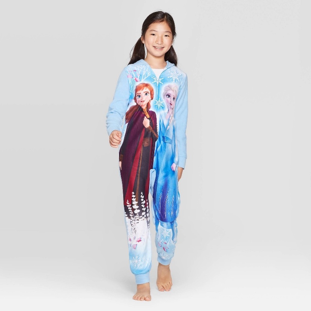 Girls Frozen Onesie Sleeper